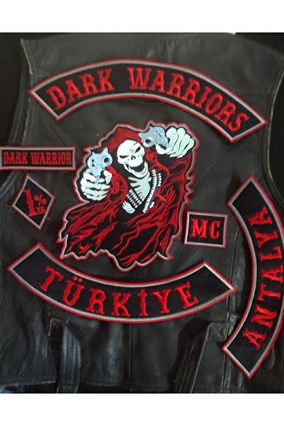 Özden Nakış Motorcu Sırt Ve Ön Full Patch Nakış Arma .