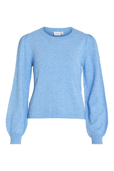 VILA Strickpullover Rundhals