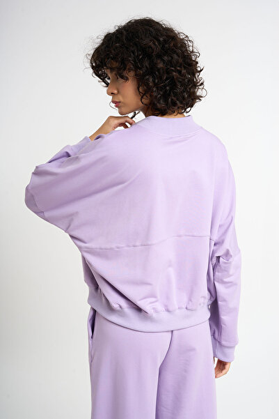 HANIQA Γυναικείο Σετ Φούτερ Lilac Plus Size 3010