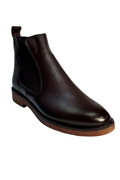 Greyybull Shoes deri erkek bot lastikli bot