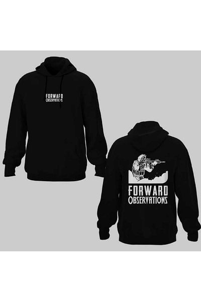 FULL TOLERANCE Hanorac cu glugă din bumbac Forward Observations Army