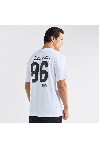 FAV Graphic Print T-shirt with Crew Neck and Short Sleeves