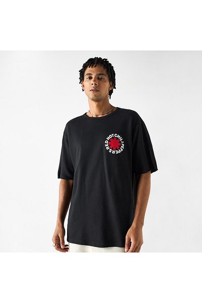 SP Characters Typographic Print T-shirt with Crew Neck and Short Sleeves