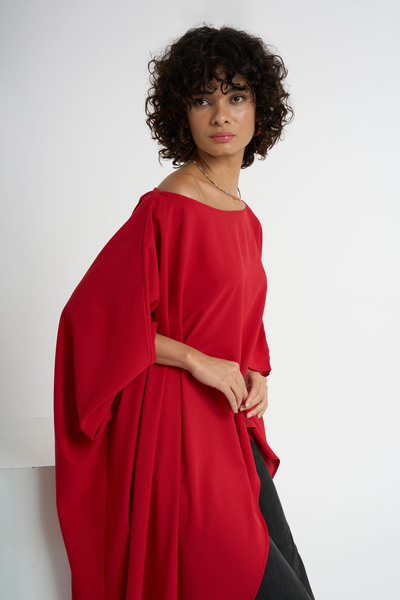 HANIQA Bluză asimetrică cu un singur umăr pentru femei |   3228