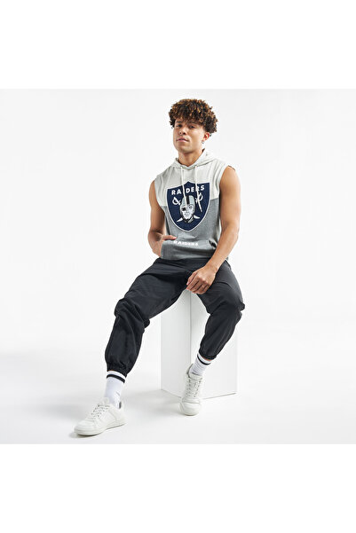 FAV Las Vegas Raiders Print Sleeveless Hoodie