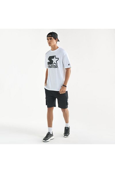 FAV Starter Logo Print Crew Neck T-shirt with Short Sleeves