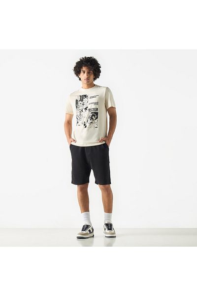 SP Characters Graphic Print T-shirt with Short Sleeves