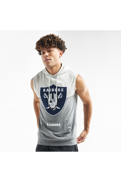 FAV Las Vegas Raiders Print Sleeveless Hoodie