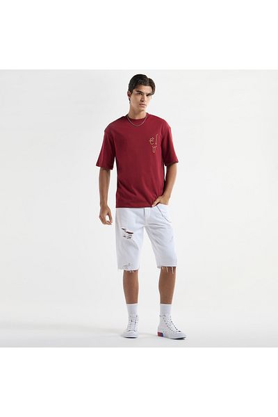 FAV Printed T-shirt with Crew Neck and Short Sleeves