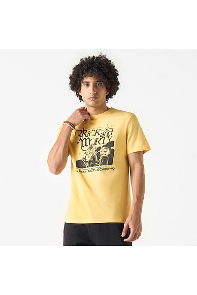 SP Characters Graphic Print T-shirt with Short Sleeves