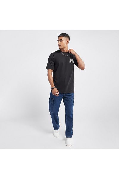 FAV Typographic Print T-shirt with Crew Neck and Short Sleeves
