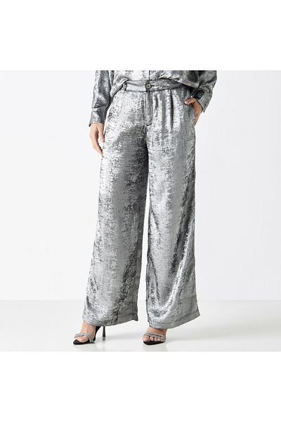 2Xtremz 2Xtremz Textured Wide Leg Pants with Pockets
