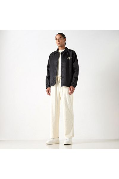Starter All-Over Monogram Detail Track Pants with Drawstring Closure and Pockets