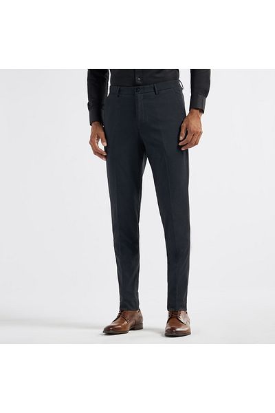 FAV Slim Fit Flexi Waist Trousers with Pockets and Button Closure