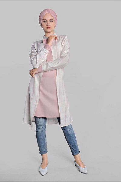 TRENDTESETTÜR Cotton Bow Detailed Tunic 6034