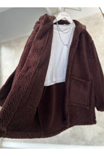 modabetce OVERSIZE ΓΥΝΑΙΚΕΙΟ ΜΠΟΥΦΑΝ ΜΕ ΔΙΠΛΗ ΤΣΕΠΗ ΛΟΥΤΙΝΟ