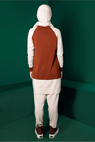 Alvina Плетена туника с цветни блокове 43168