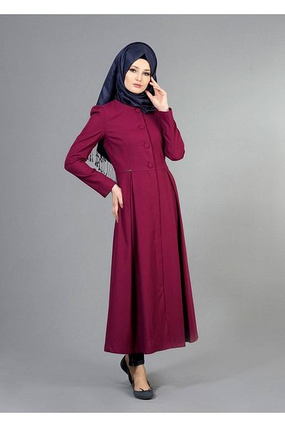 TRENDTESETTÜR Γυναικείο φούξια T 2063 Tuay πλισέ με λαιμόκοψη