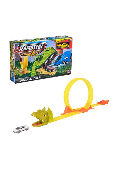 Teamsterz Turbo City Dino Attack (w/ 1 Car)