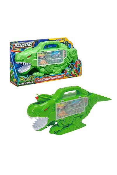 Teamsterz مدمرة الديناصورات من Beast Machines (مع 4 سيارات)
