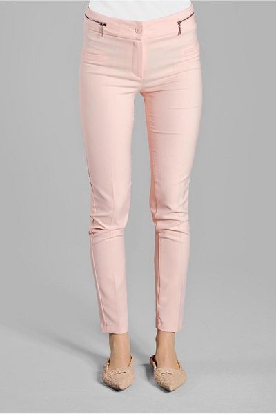 TRENDTESETTÜR Women's Powder Zipper Detailed Trousers 20681