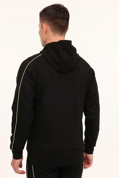 Lotto M-Yinkas Fz Hoodie 4Pr Black Men's Tracksuit Top