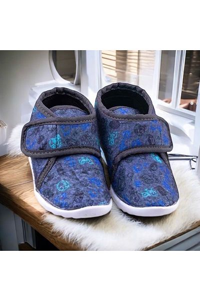 JOJO KIDS παιδικές παντόφλες velcro, παπούτσια για το σπίτι, παπούτσια νηπιαγωγείου, παπούτσια νηπιαγωγείου