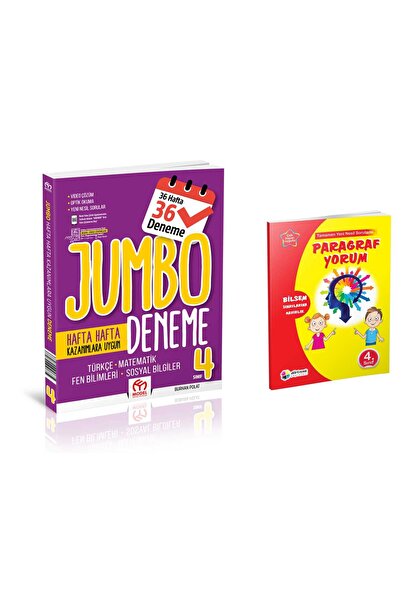 Model Eğitim Yayınları MODEL EĞİTİM YAYINLARI 4.SINIF JUMBO HAFTALIK DENEME V...