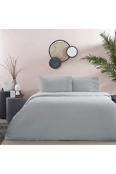 Taç Σετ Παπλωματοθήκη Taç Basic Ranforce Cotton Single Queen 120x200