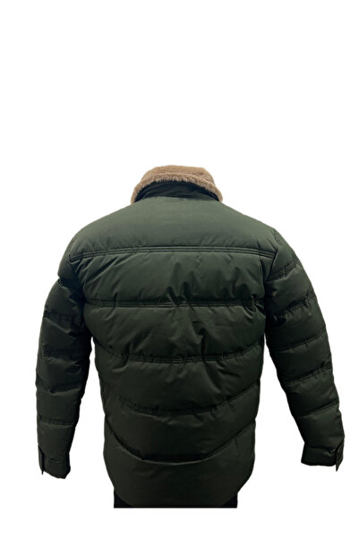 BLACKMOOD Slim Molded Collar Fur Quality Inflatable Coat