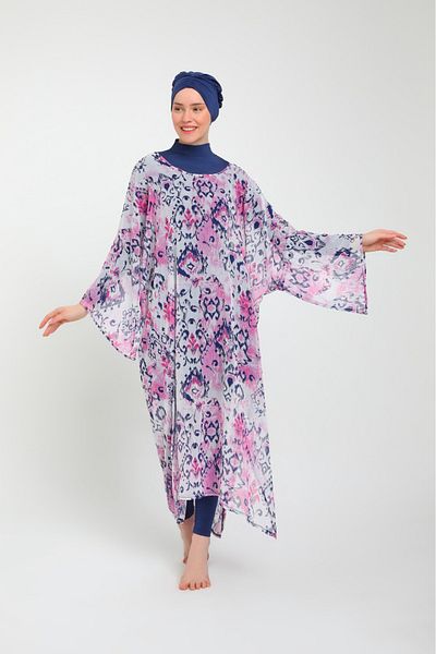 My-o Women's Chiffon Pareo Hijab Swimsuit Suit