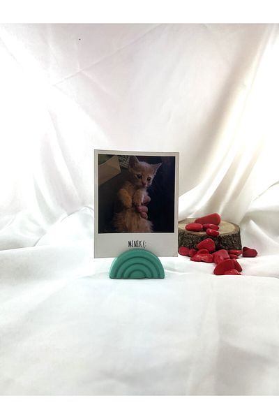Melouro Ice Green Rainbow Note Holder, Photo and Card Holder, Note Holder Wedding Name Holder