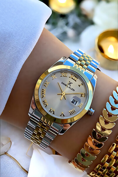 Daniel Klein Sevgiliye Hediye %100 Orijinal Kadın Kol Saati 3 Parça Bileklik Hediyeli