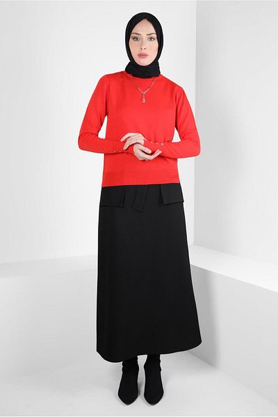 Alvina NECK COLLAR KNITWEAR SWEATER 44051