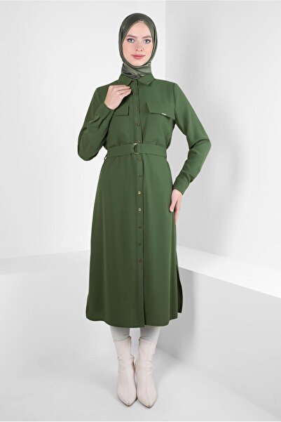 Alvina Τουνίκ Κρεπ με Ζώνη 44150