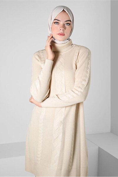 Alvina BOĞAZLI YAKA TRİKO TUNİK 44019