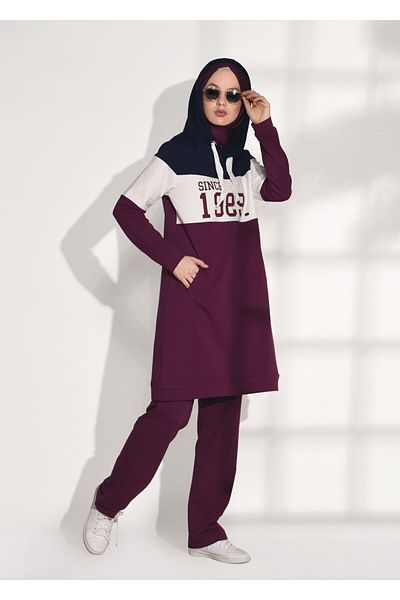 TRENDTESETTÜR 7308 Σετ αθλητικής φόρμας μοντέλου - Λεπτομέρεια εκτύπωσης