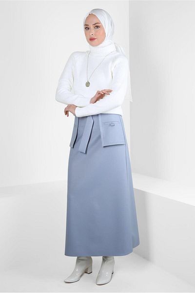 Alvina THROAT COLLAR KNITWEAR SWEATER 44068
