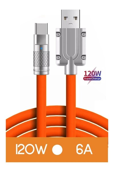 XCLASS TYPE-C 120W 6A SÜPER HIZLI SARJ KABLOSU
