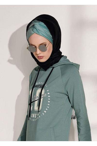 TRENDTESETTÜR 0708 Σετ αθλητικών φόρμας με στάμπα και λεπτομέρεια τσέπης