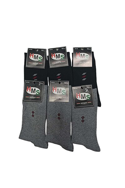 PATRON جوارب HMS مكونة من 6 قطع، جوارب رجالية مرنة ومفيدة مقاس 40-45