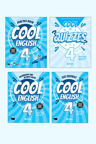 Team Elt Publishing 2025 Cool English 4. Sınıf 3lü Set Practice Book+Vocabula...