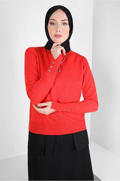 Alvina NECK COLLAR KNITWEAR SWEATER 44051