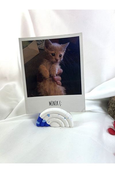 Melouro Cloud Rainbow Note Holder, Photo and Card Holder, Note Holder Wedding Name Holder