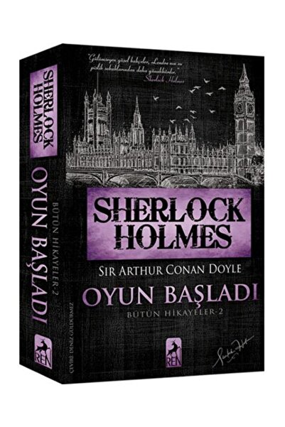 Ren Kitap Sherlock Holmes - Oyun Başladı - Bütün Hikayeler 2 - Sir Arthur Conan Doyle