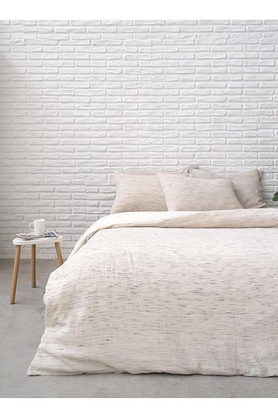 M'art Home Σετ Παπλωματοθήκη Persain Μαύρη Στίγματα 200Χ220 εκ