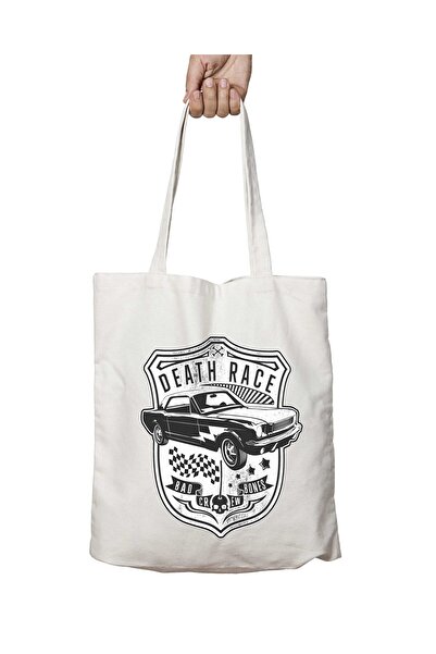 ART HEDİYE حقيبة كتف مدرسية للشاطئ قابلة للغسل من جانبين للسيارة باللون الأسود