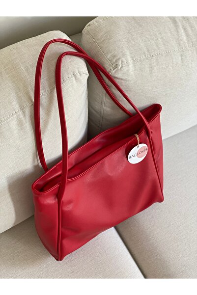BAGLOVİS LARGE SIZE SOFT LEATHER WOMEN'S BAG