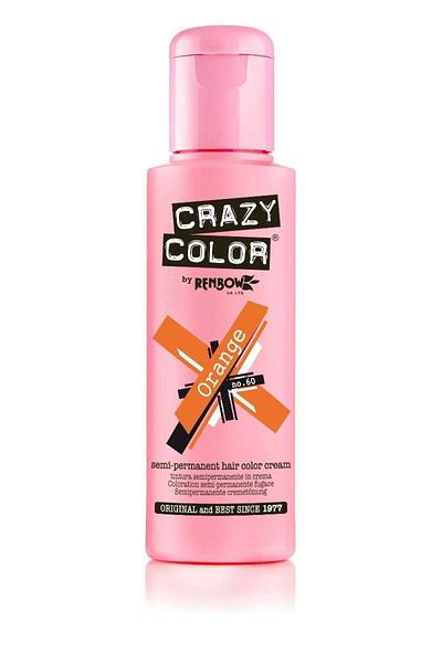 Crazy Color كريمة برتقالية رقم 60 | 100 مل