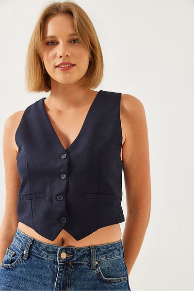 Bianco Lucci Wildlederweste für Damen 60261011
